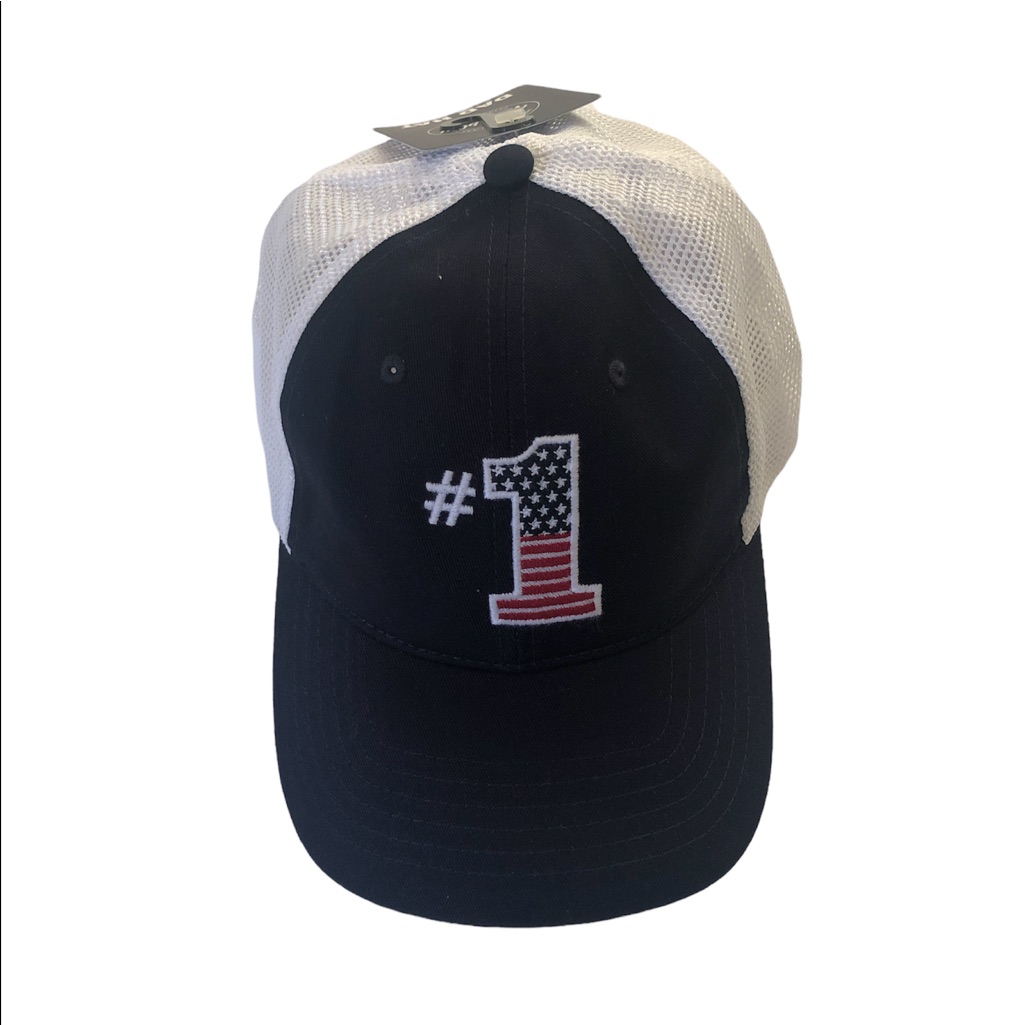 #1 / Dad Hat / Father’s Day / American Flag Design
